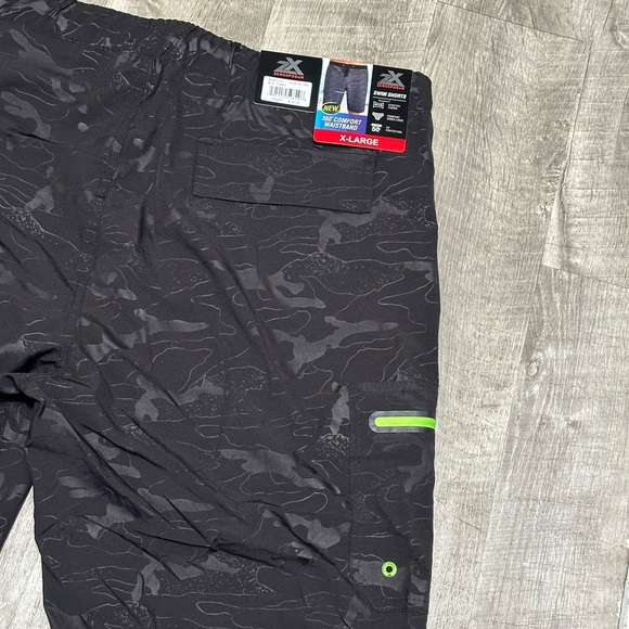 Men's Zeroxposur XL Swim Drawstring Shorts Trunks Hybrid Black Elastic Waist New - Picture 6 of 9